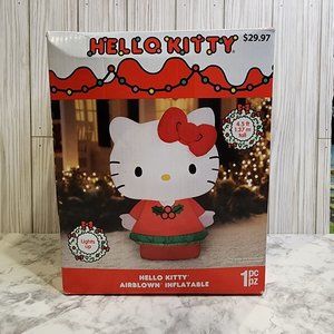 Gemmy Hello Kitty Airblown Inflatable - Red and White